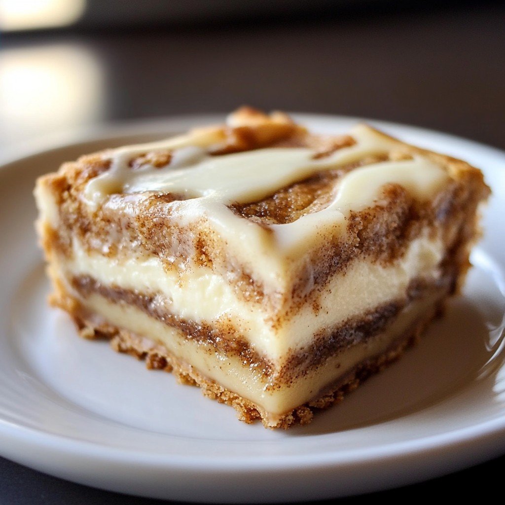 Easy Cinnamon Roll Bliss Bars
