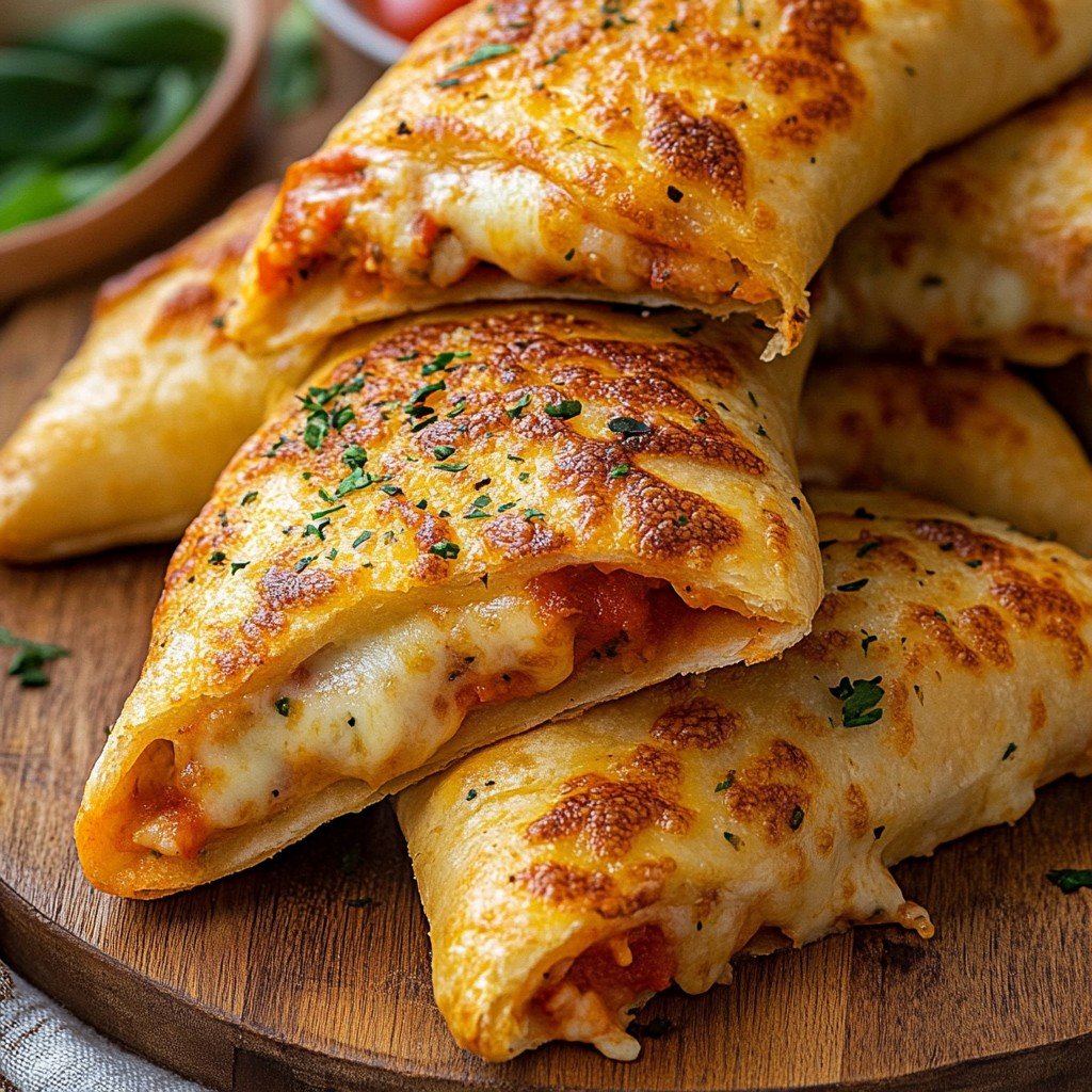 Easy Dessert Pizza Burritos (Oven Baked or Air Fried)