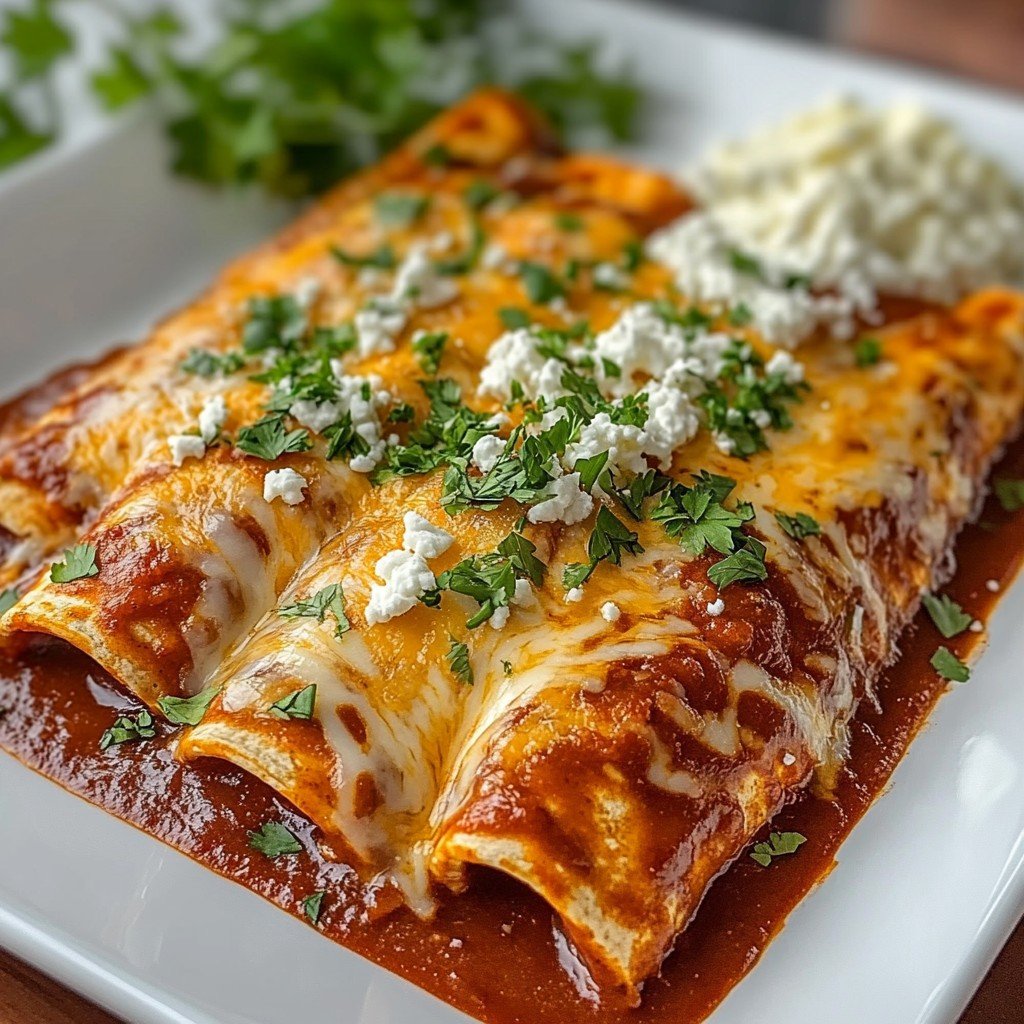 Easy Rotisserie Chicken Enchiladas