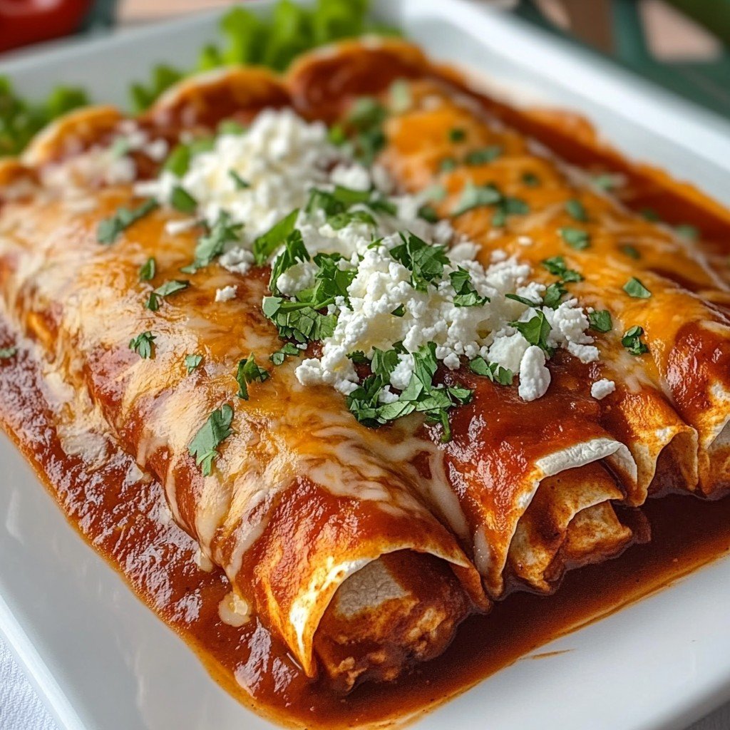 Easy Rotisserie Chicken Enchiladas