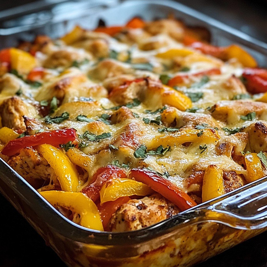 Fajita Chicken Casserole