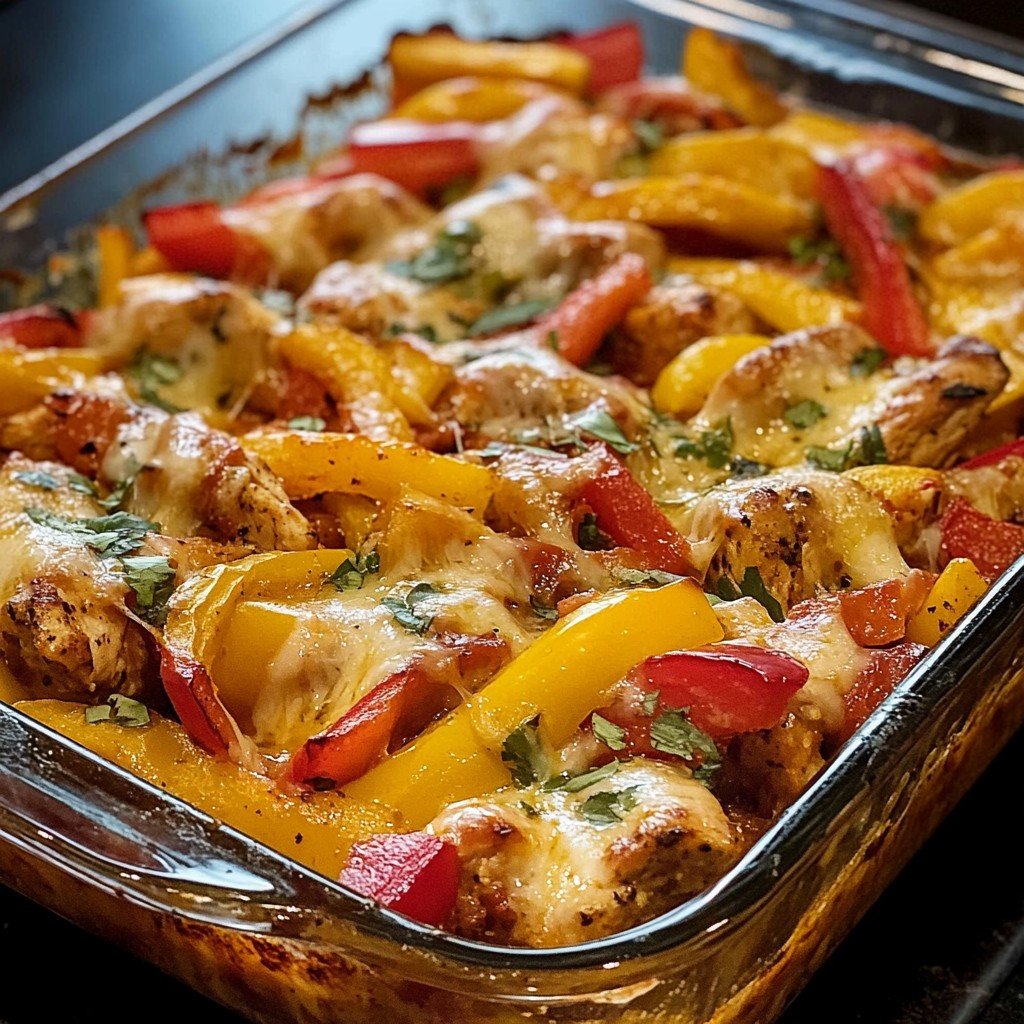 Fajita Chicken Casserole