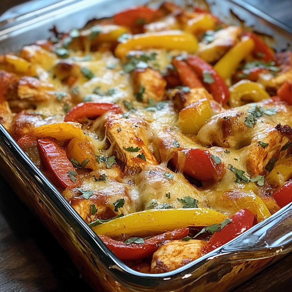 Fajita Chicken Casserole