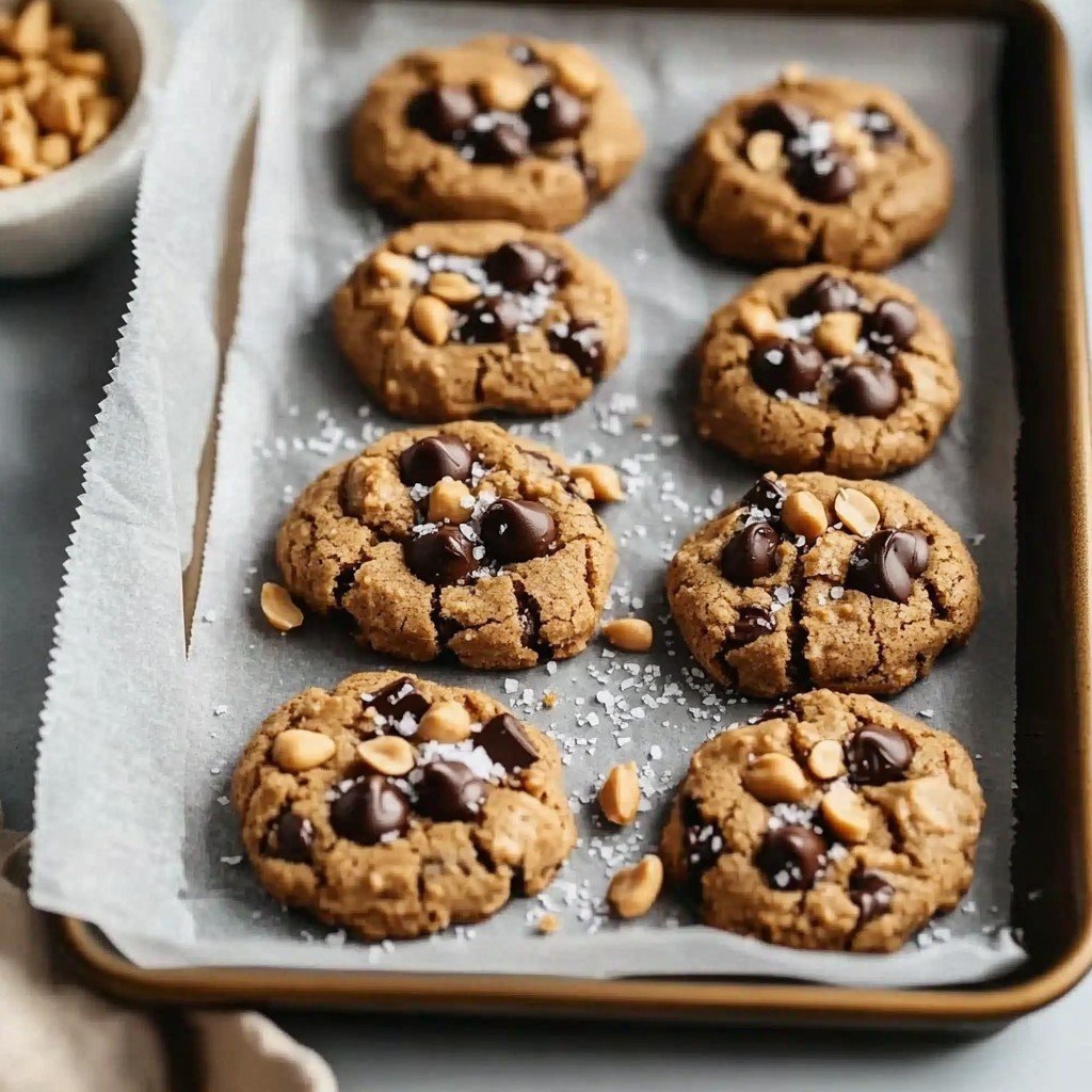 Flourless Peanut Butter Banana Cookies