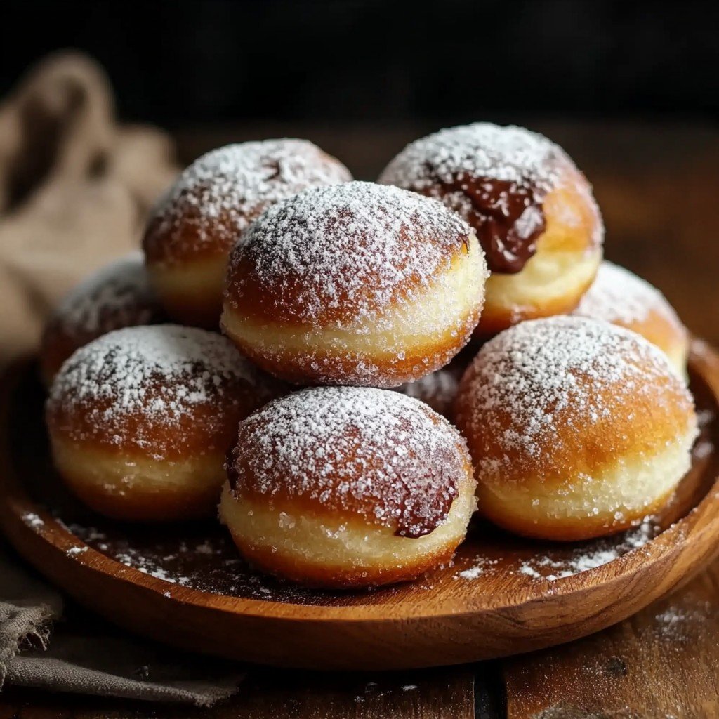 Fluffy Nutella Bombs