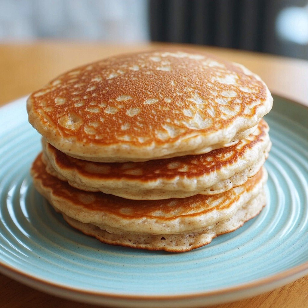 Fluffy Oatmeal Pancakes Easy Breakfast Recipe