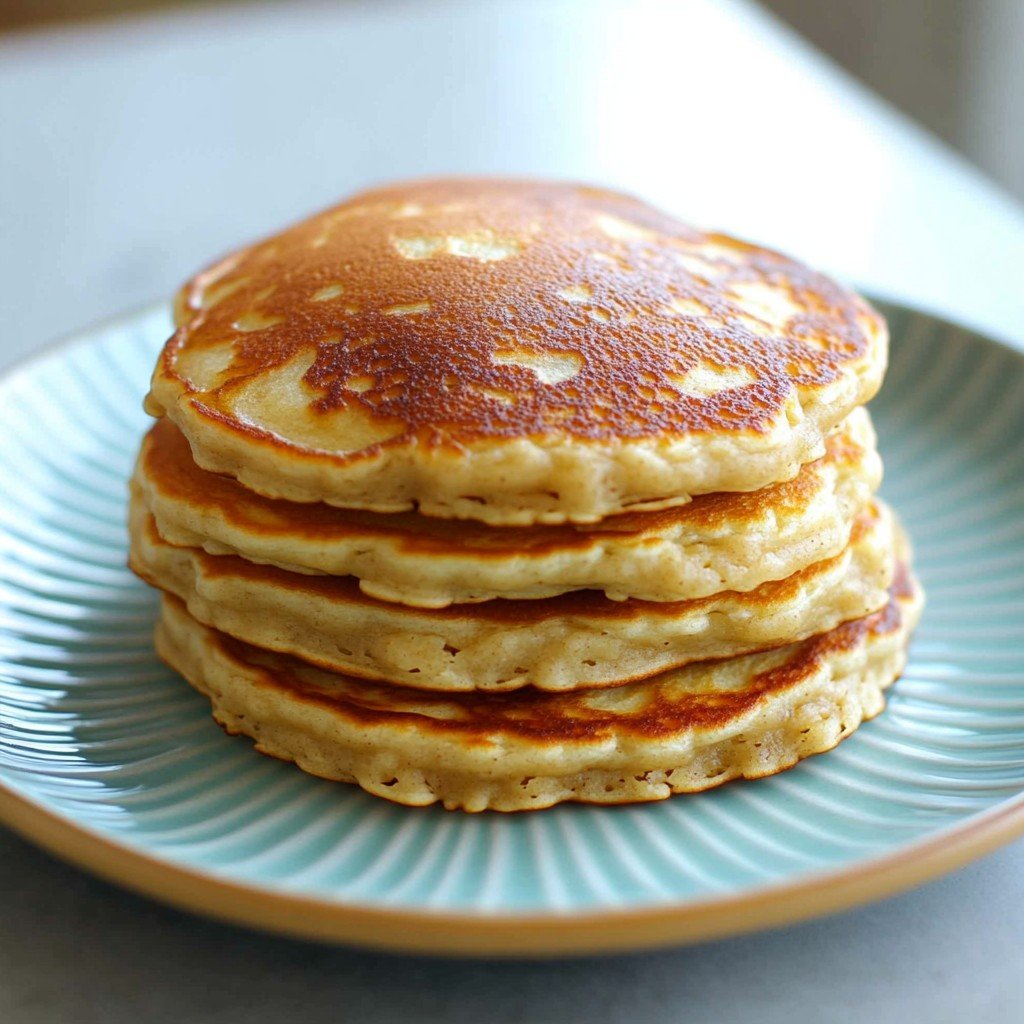 Fluffy Oatmeal Pancakes Easy Breakfast Recipe