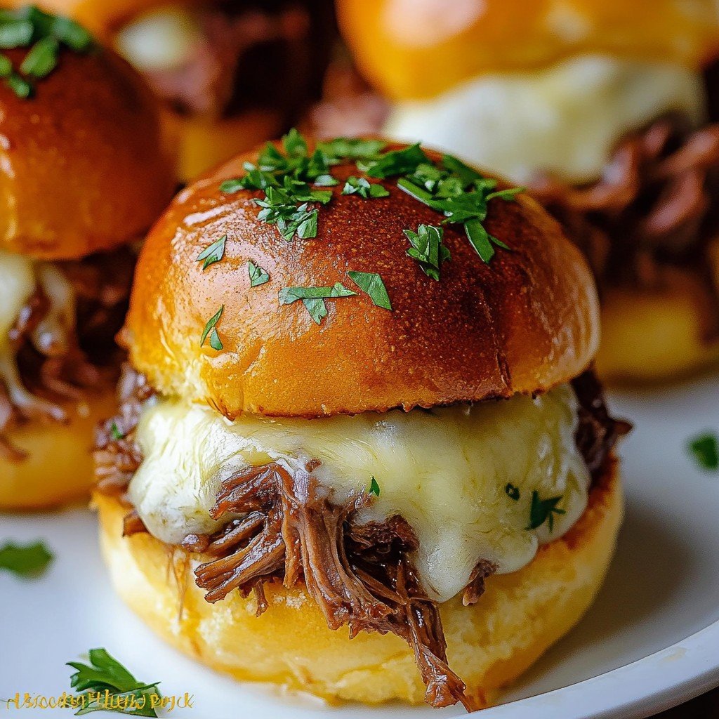 French Dip Sliders (Easy Party Sandwiches)