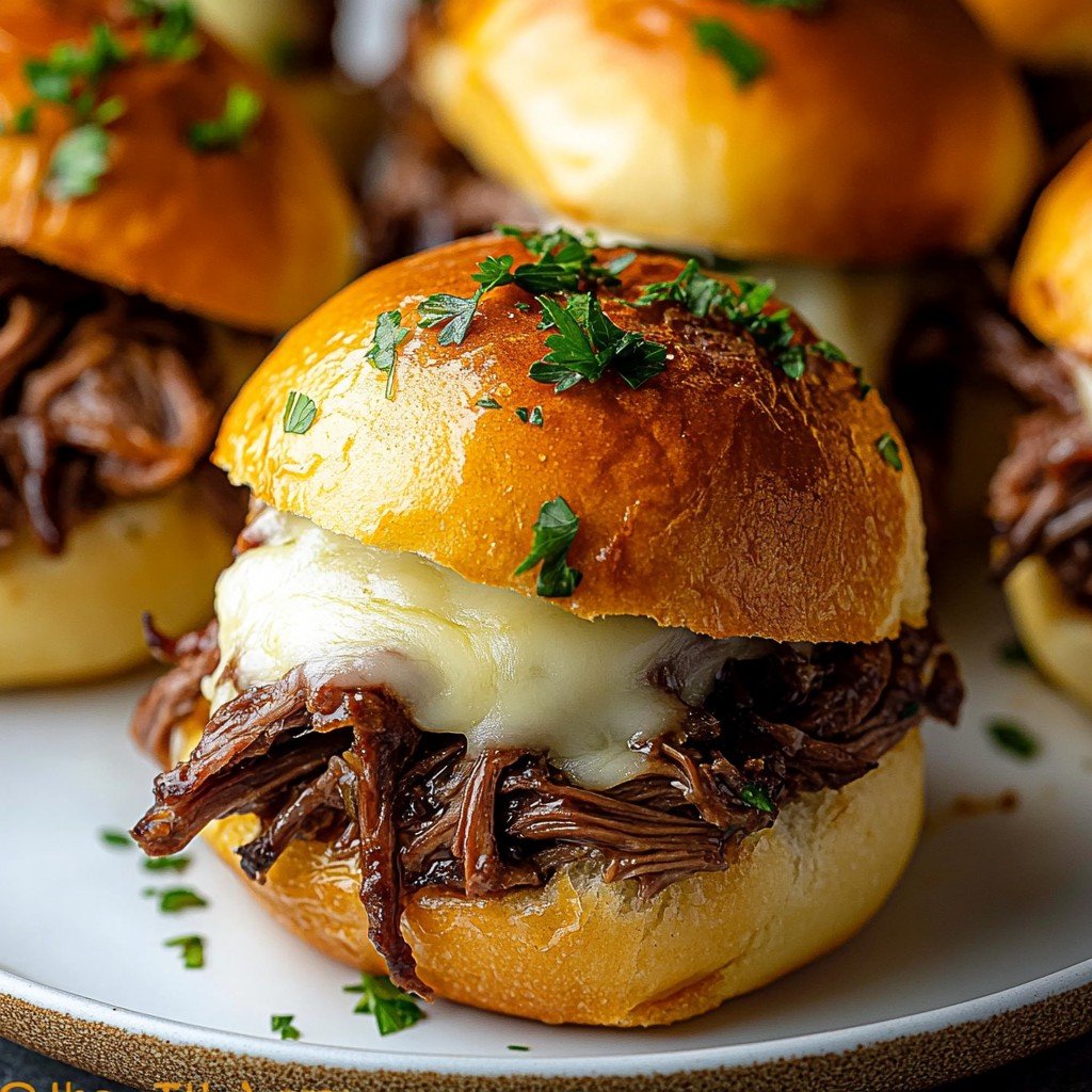 French Dip Sliders (Easy Party Sandwiches)