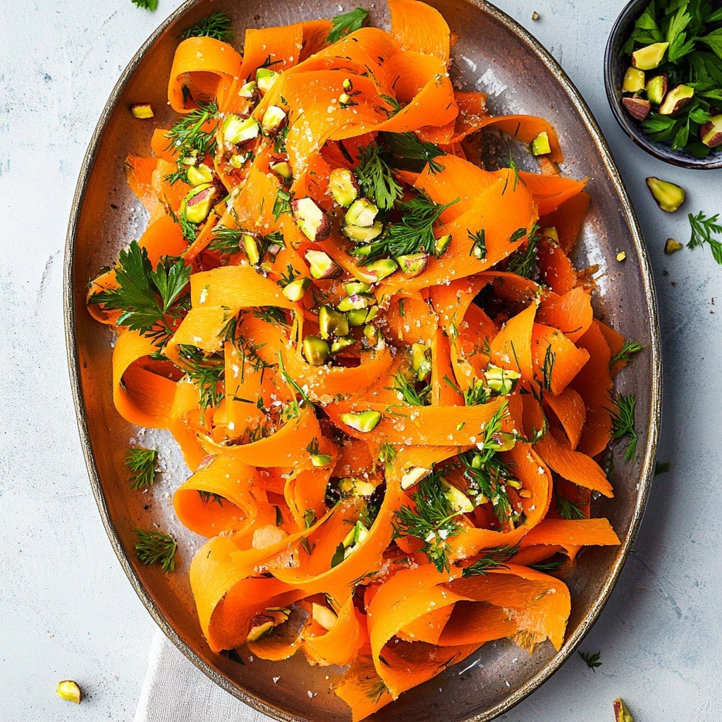 Fresh Carrot Ribbon Salad