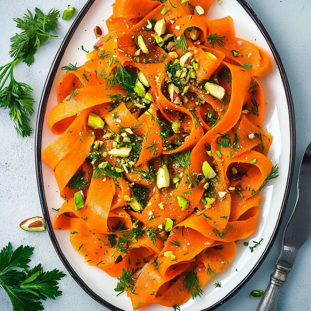 Fresh Carrot Ribbon Salad