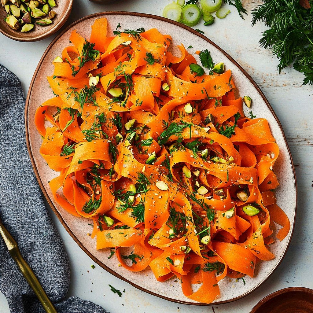 Fresh Carrot Ribbon Salad