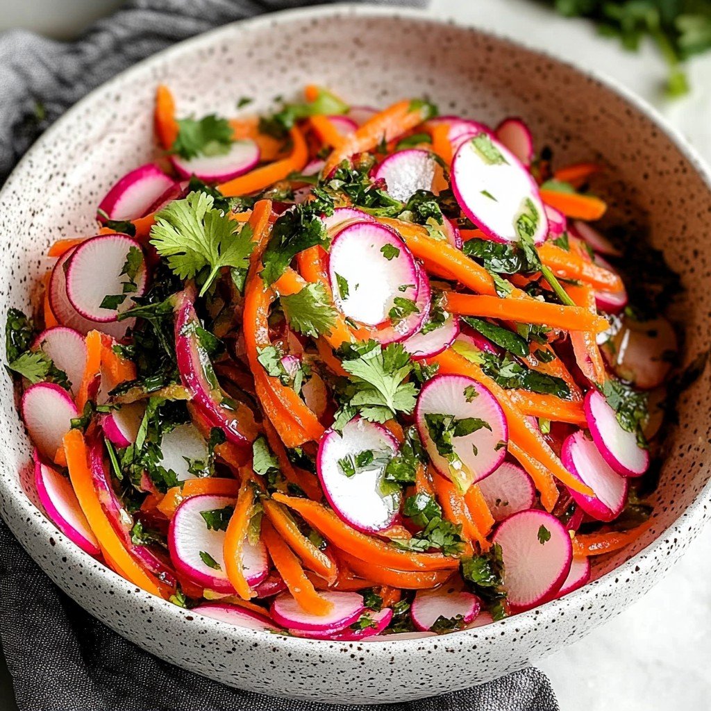 Fresh Radish Salad Spring Food Idea