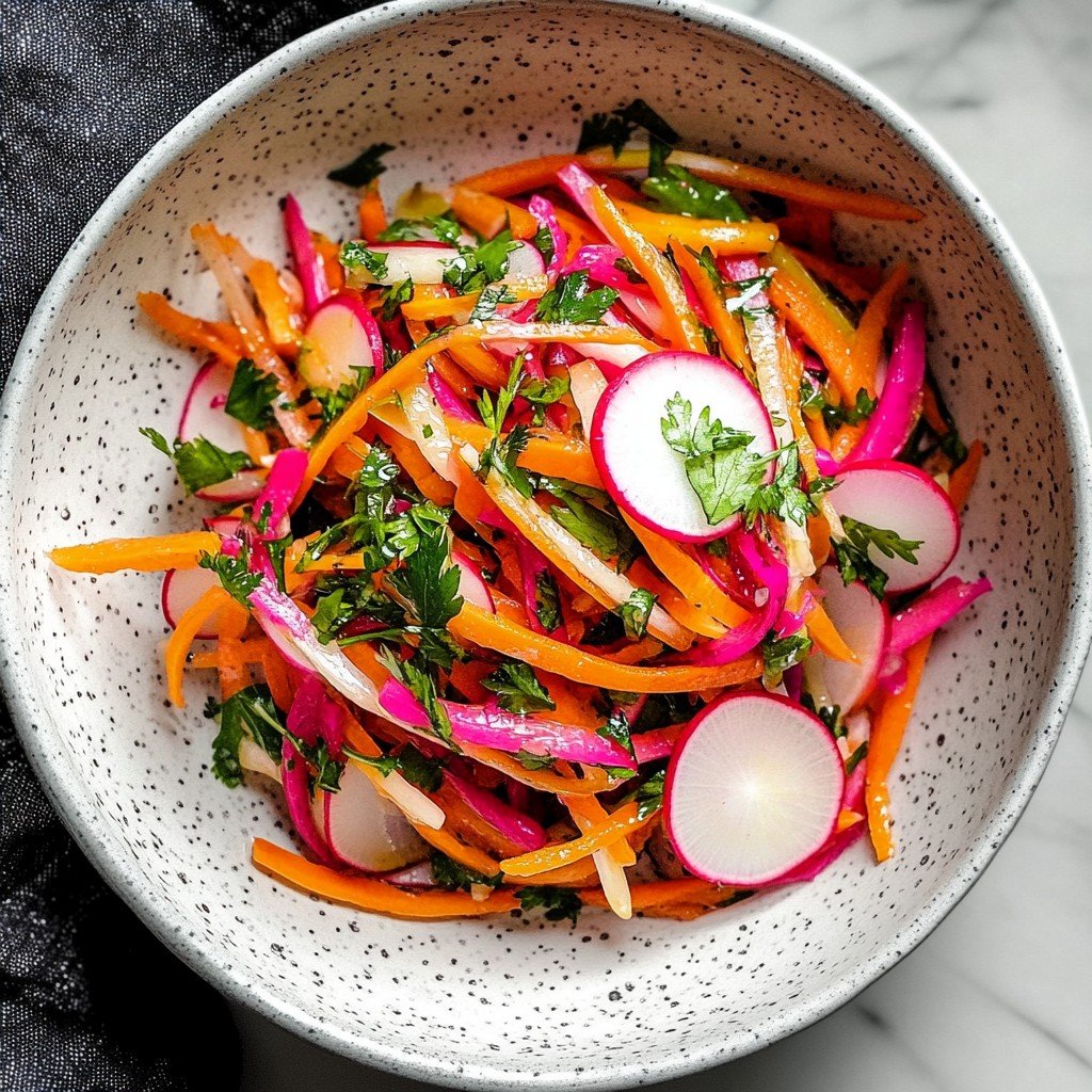 Fresh Radish Salad Spring Food Idea