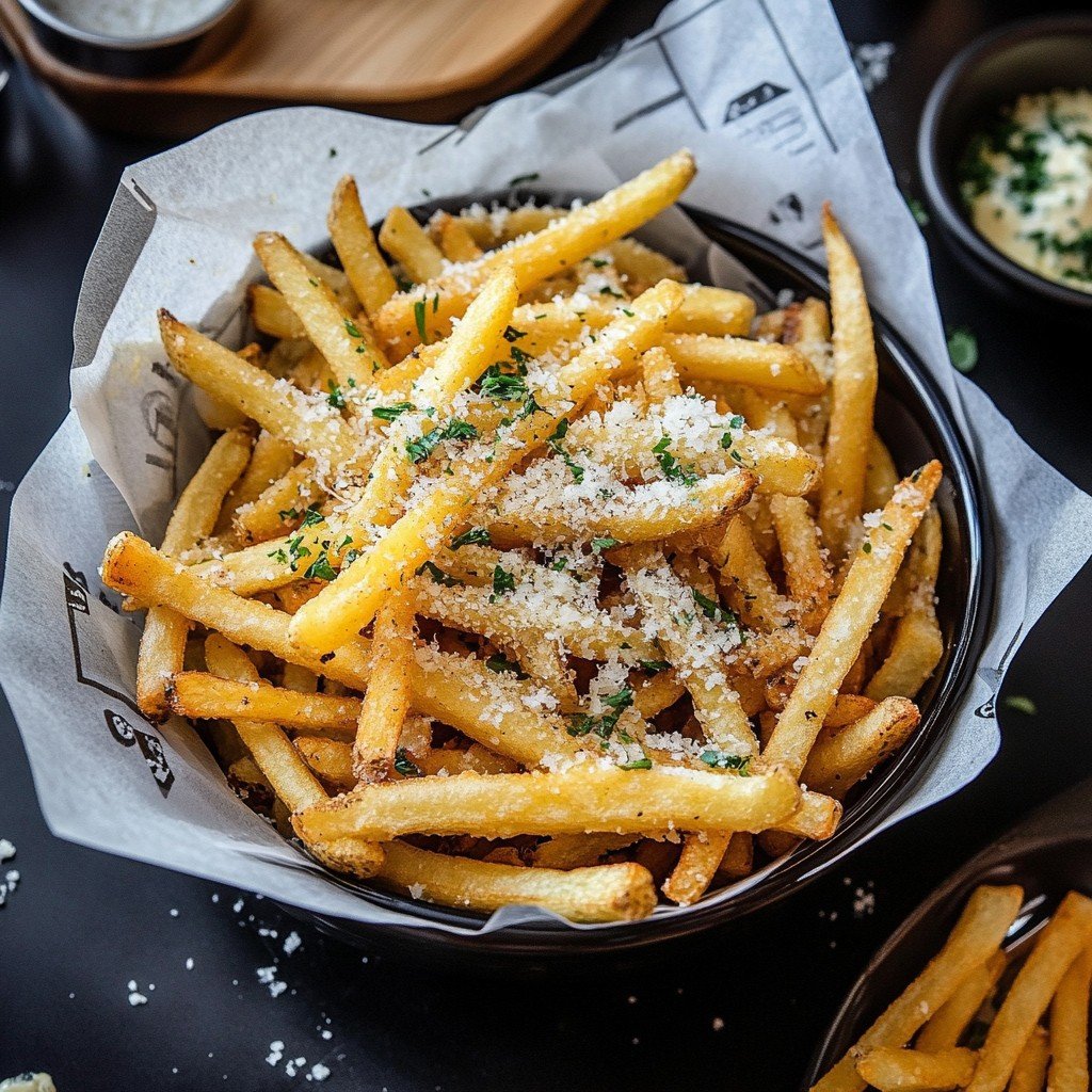 Garlic Parmesan Fries Party Hack