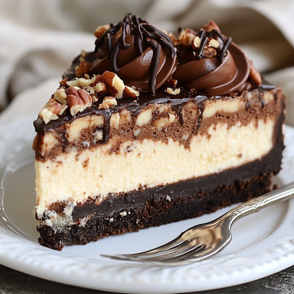 German Chocolate Cheesecake