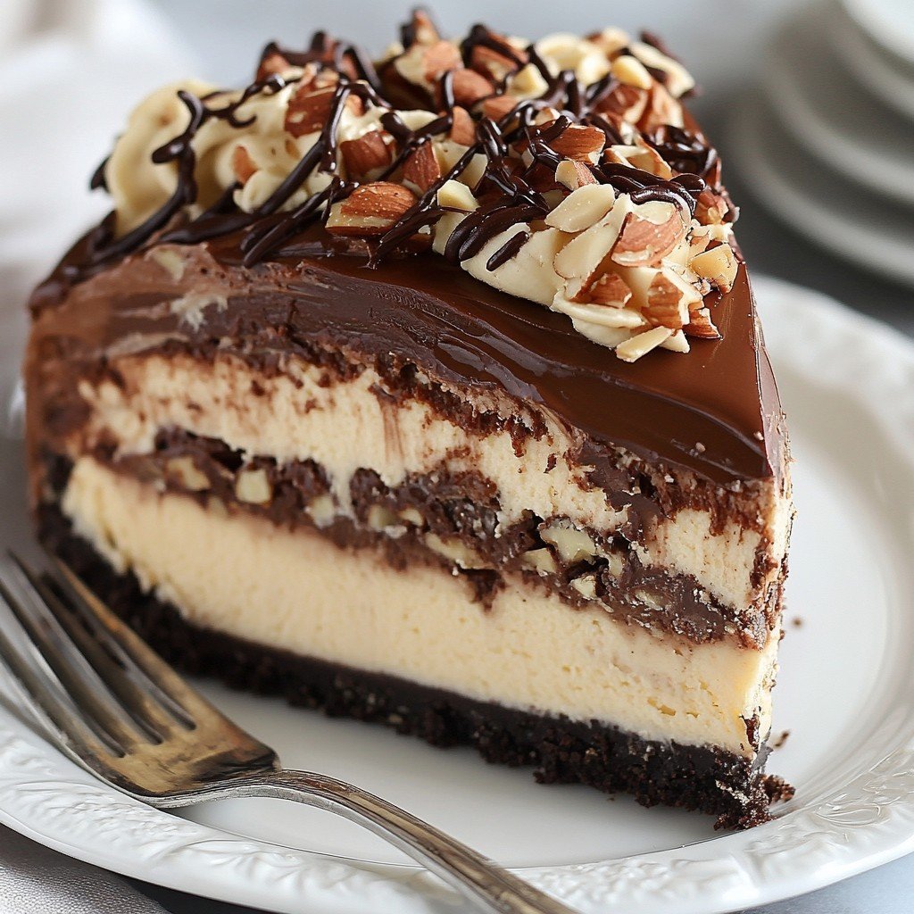German Chocolate Cheesecake