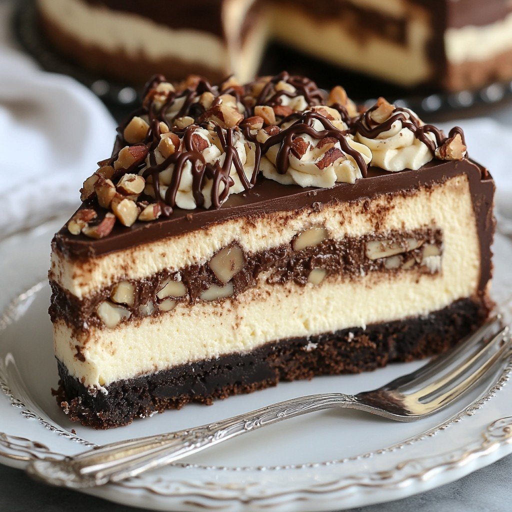 German Chocolate Cheesecake