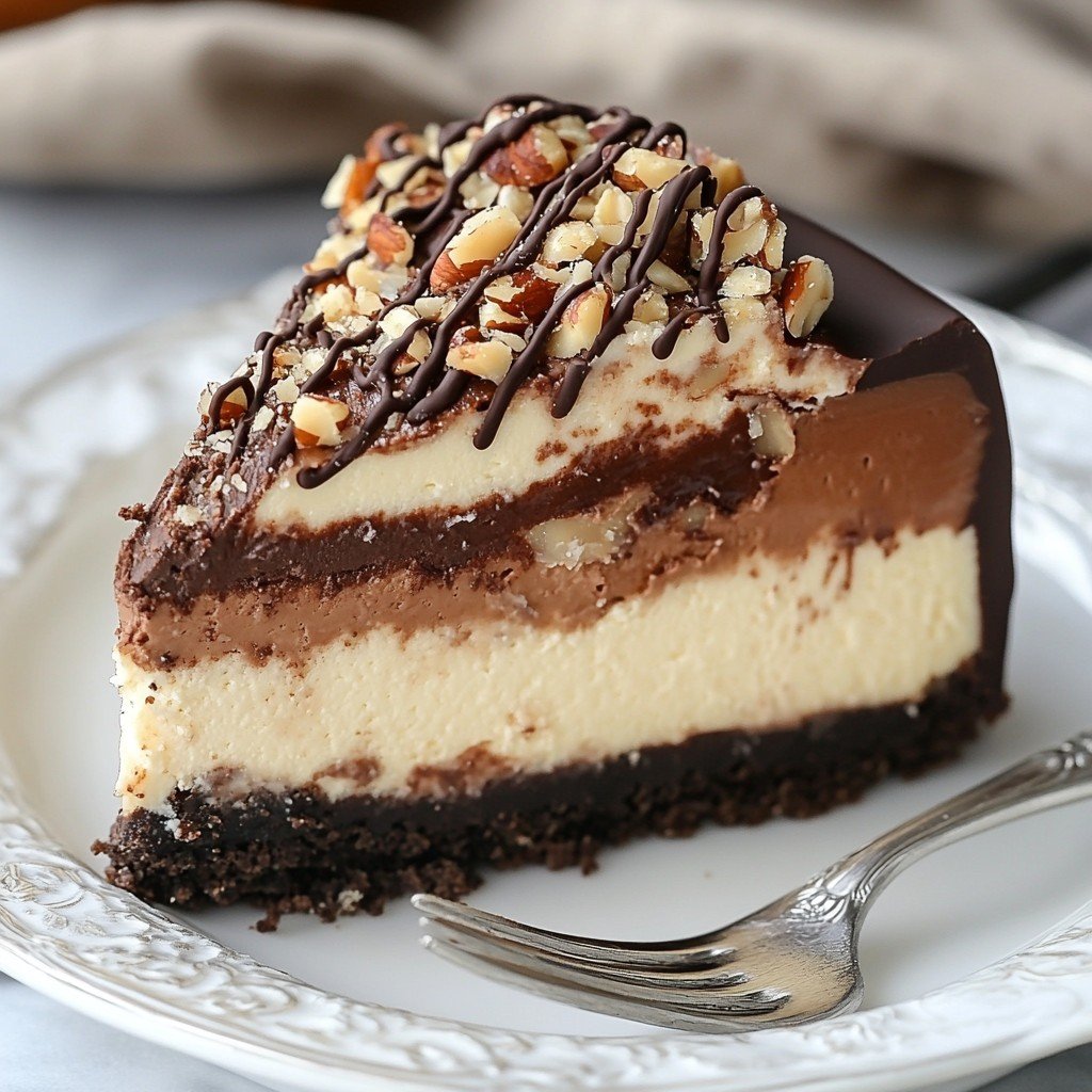 German Chocolate Cheesecake