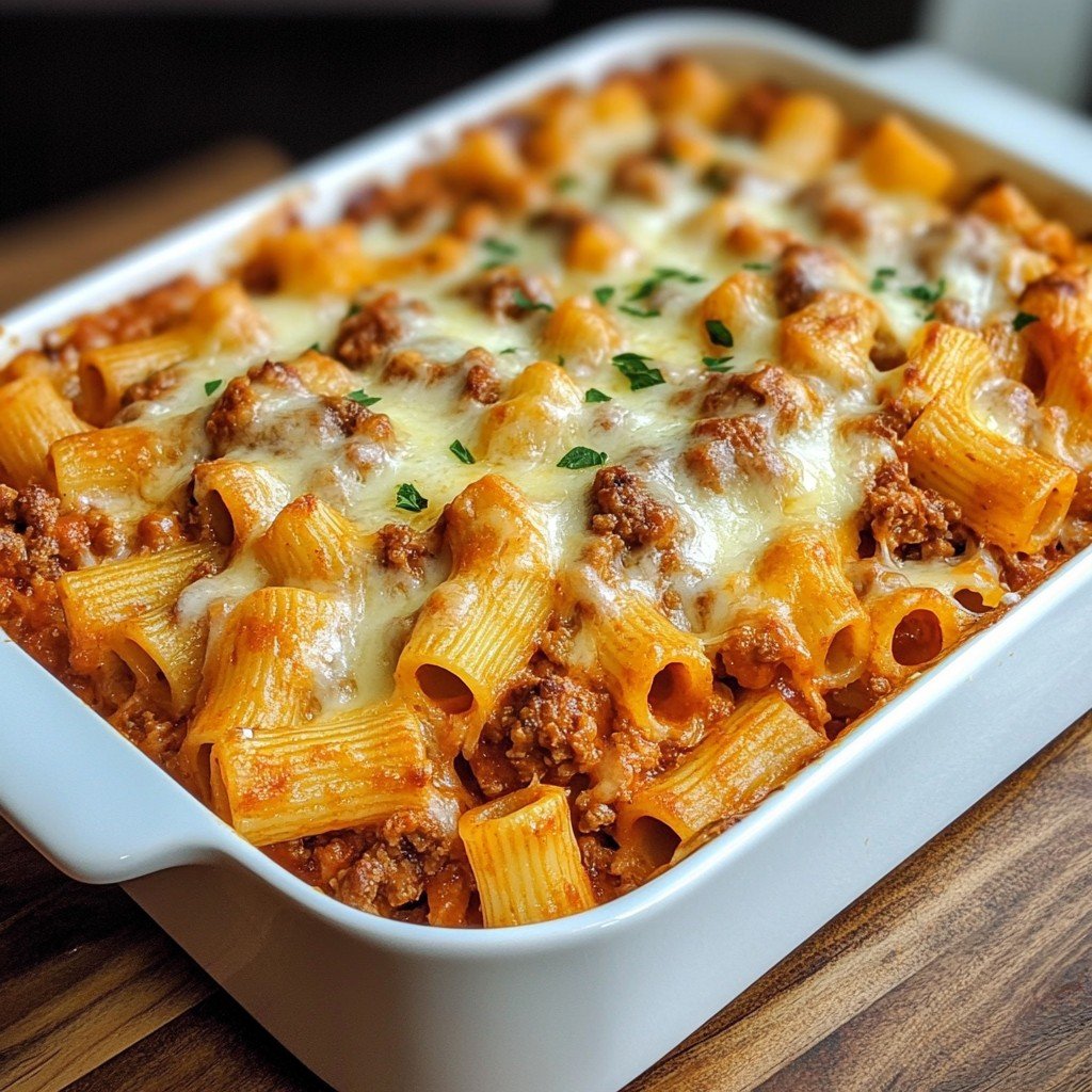Ground Turkey Pasta Bake