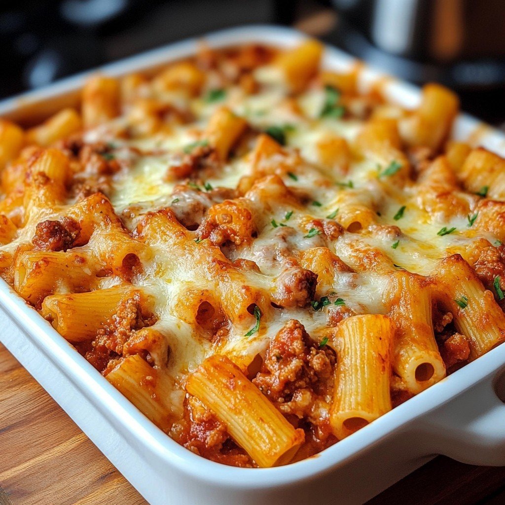 Ground Turkey Pasta Bake