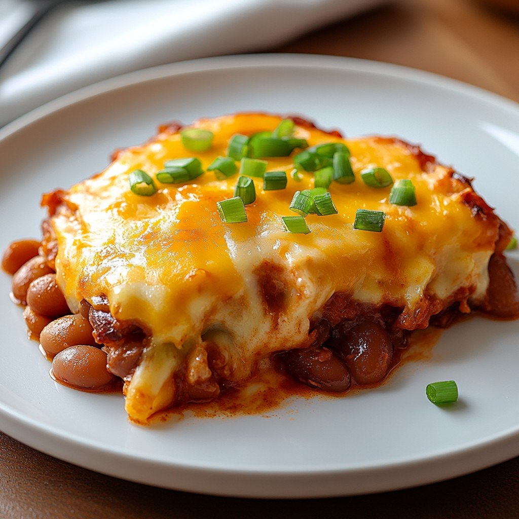 Hearty Baked Potato and Bean Casserole