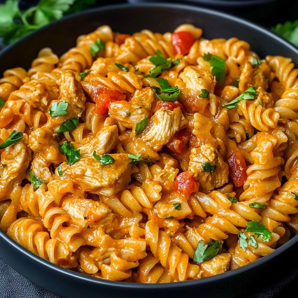 High-Protein Chicken Fajita Pasta