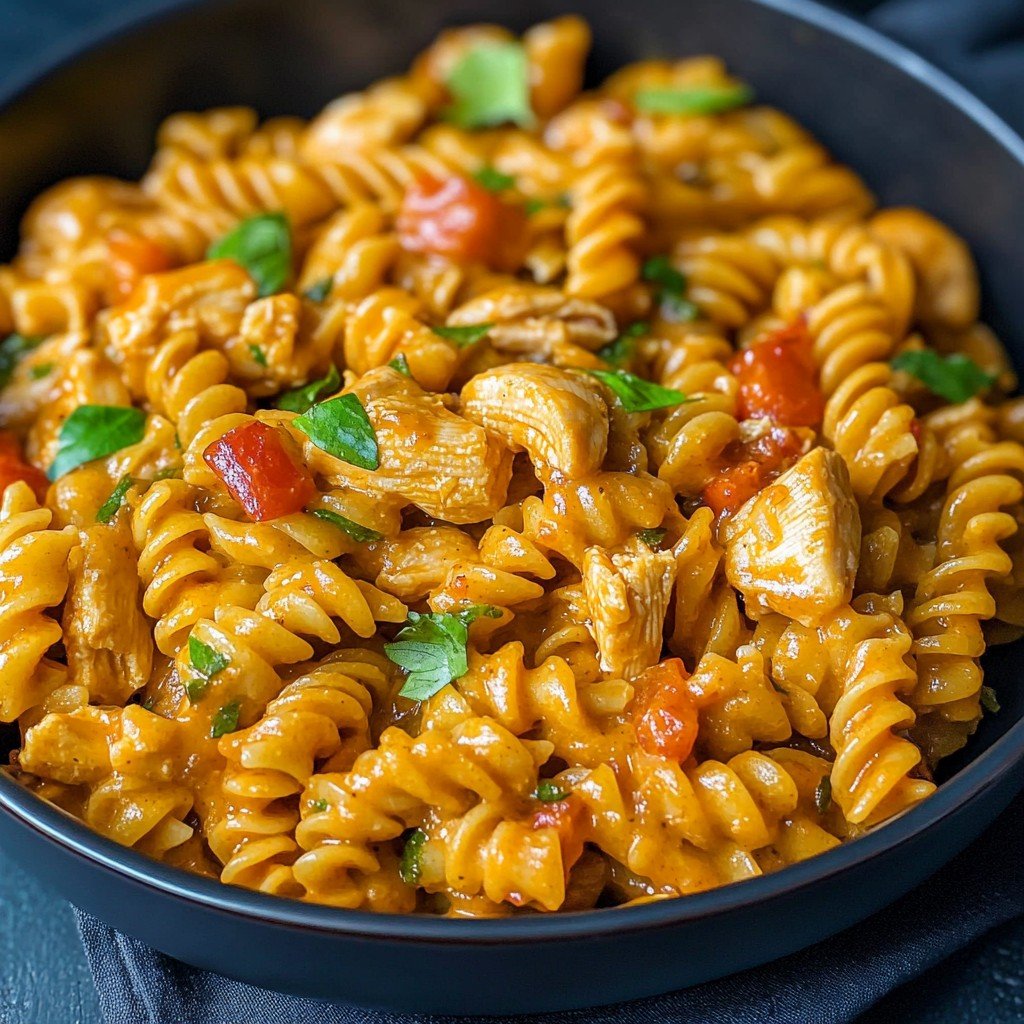 High-Protein Chicken Fajita Pasta