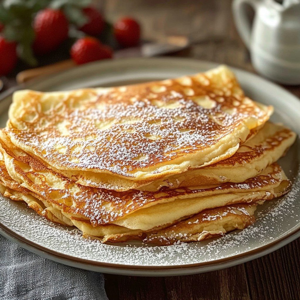 High Protein Cottage Cheese Crepes