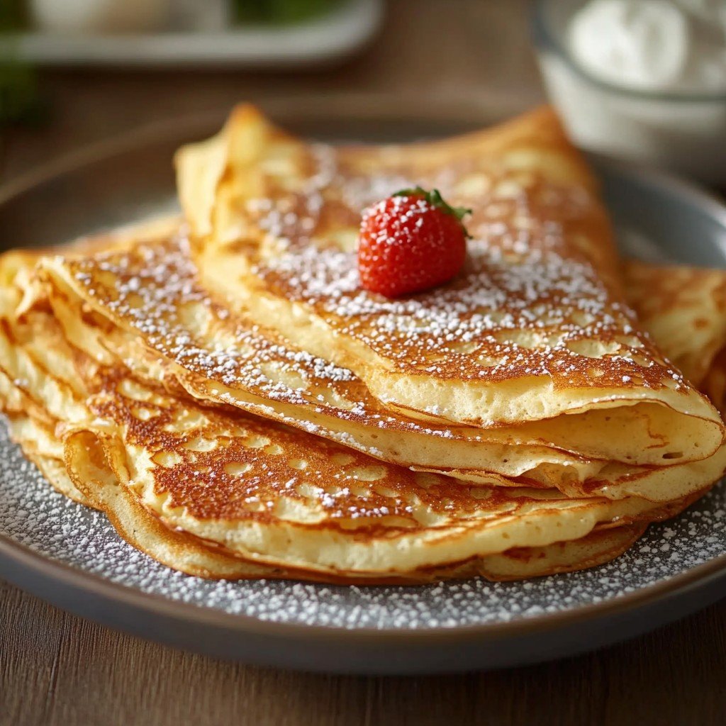 High Protein Cottage Cheese Crepes