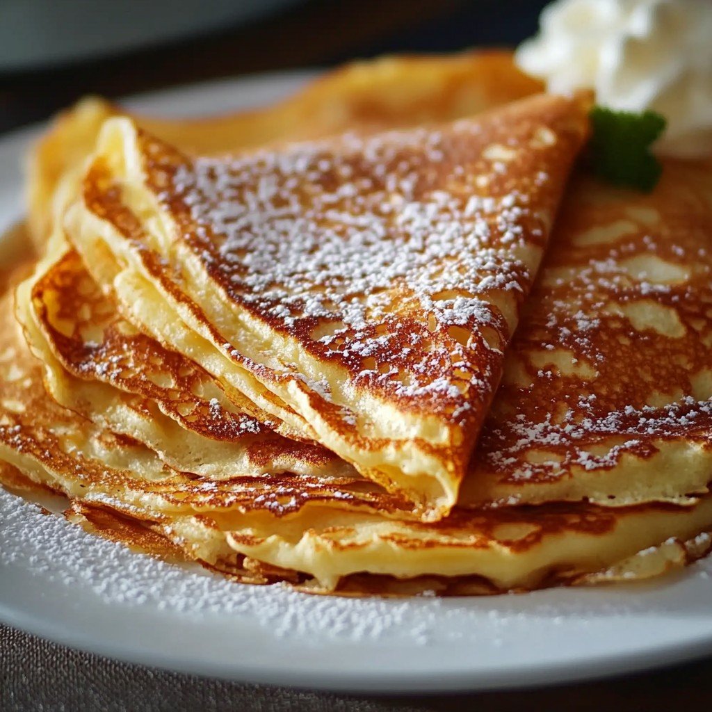 High Protein Cottage Cheese Crepes