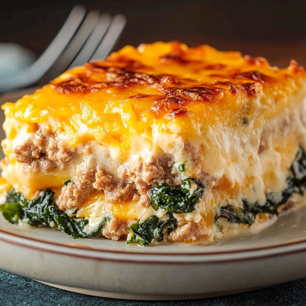 High Protein Ground Turkey Casserole