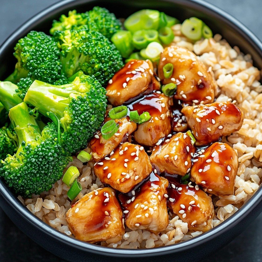 High-Protein Teriyaki Chicken Meal Prep Bowl