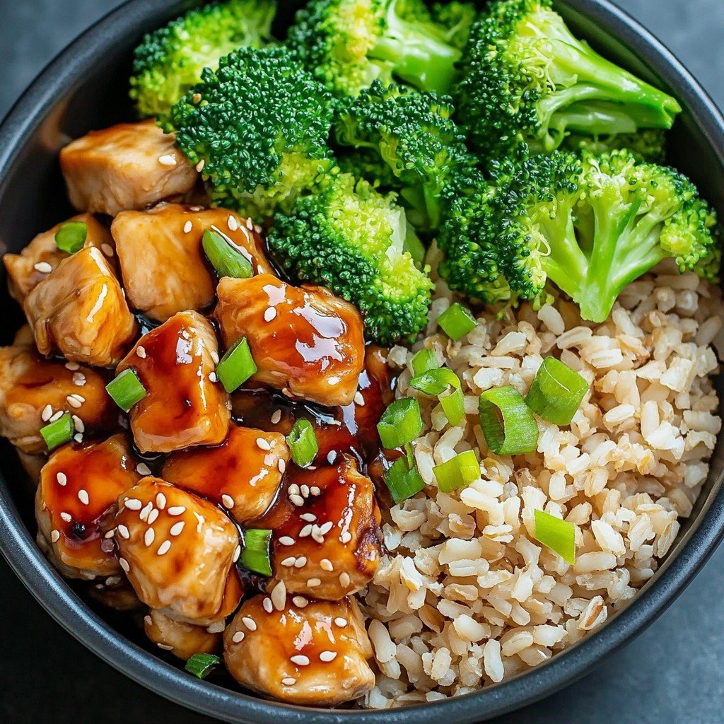 High-Protein Teriyaki Chicken Meal Prep Bowl