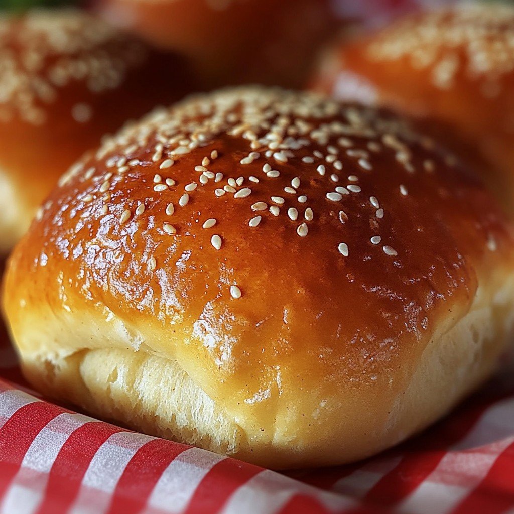 Homemade Hamburger Buns