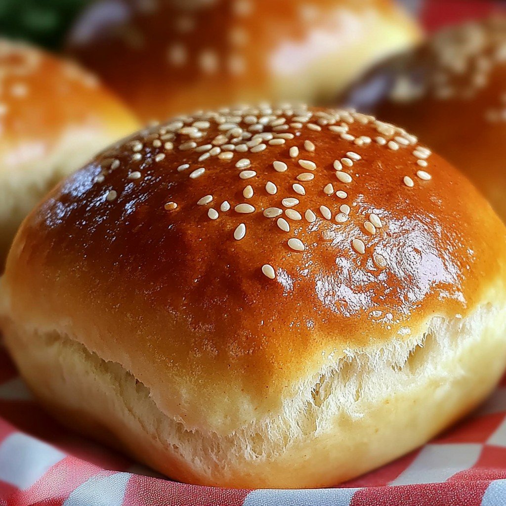 Homemade Hamburger Buns