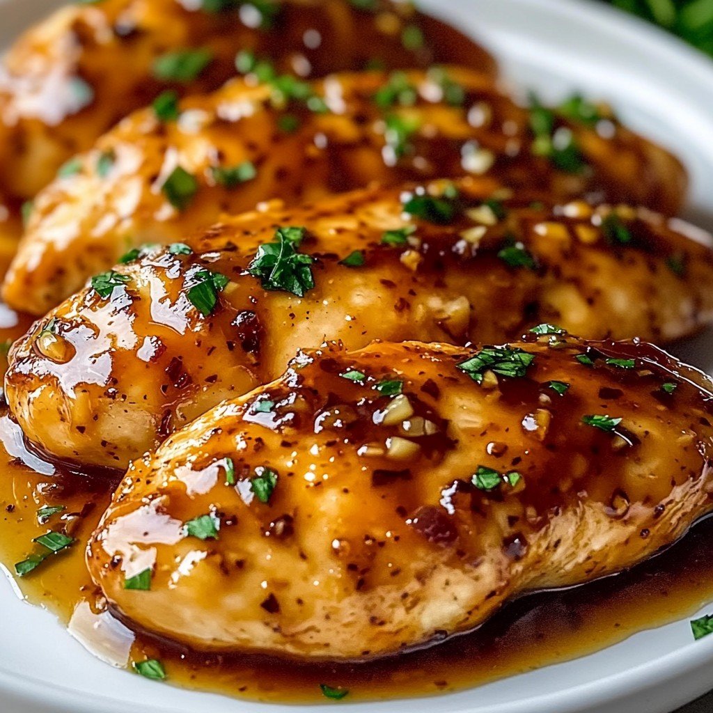Honey Garlic Chicken Breasts