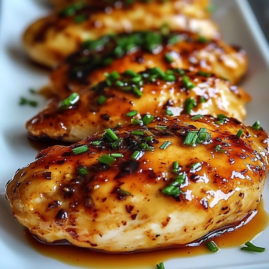 Honey Garlic Chicken Breasts