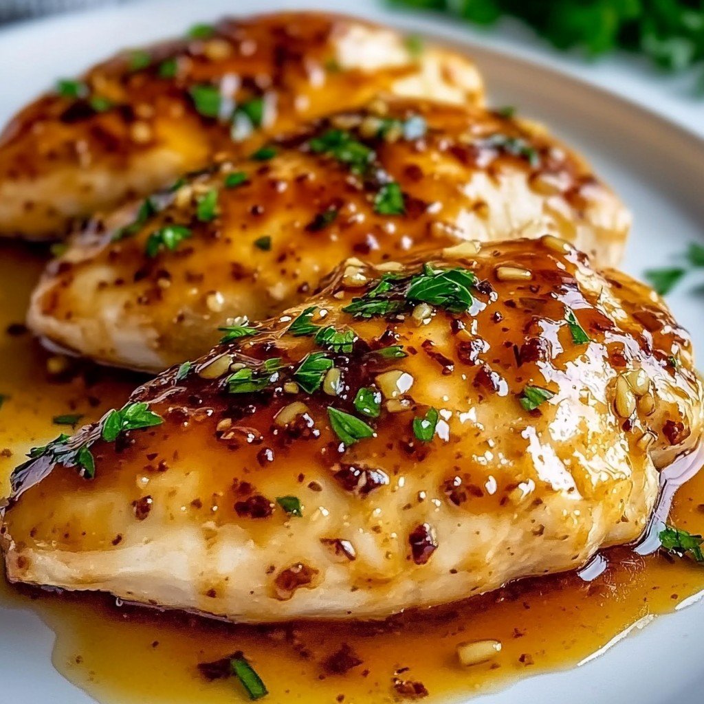 Honey Garlic Chicken Breasts