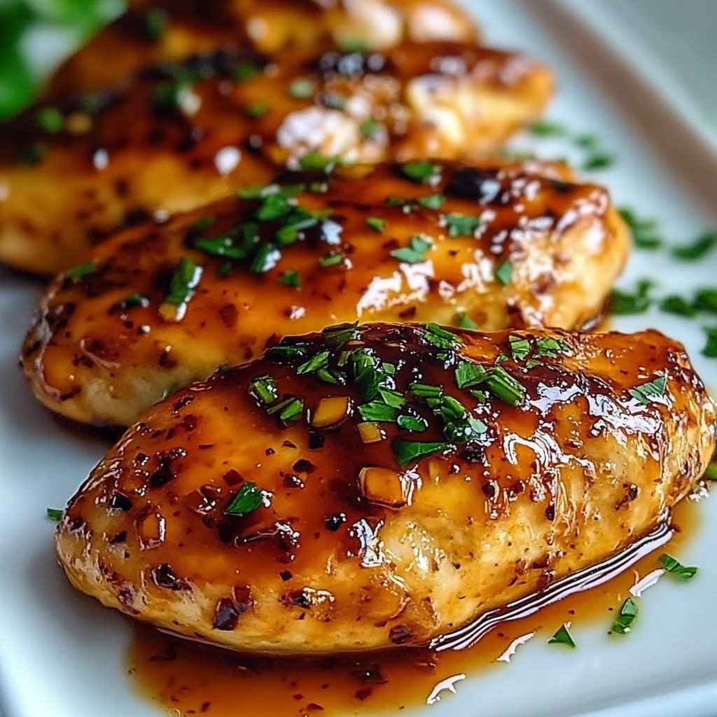 Honey Garlic Chicken Breasts