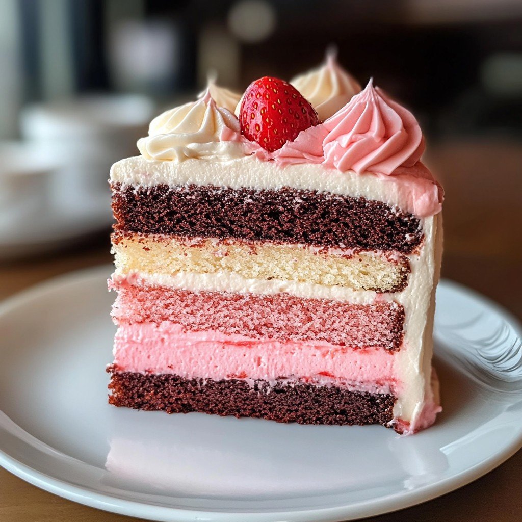 Irresistible Neapolitan Cake Recipe You Must Try