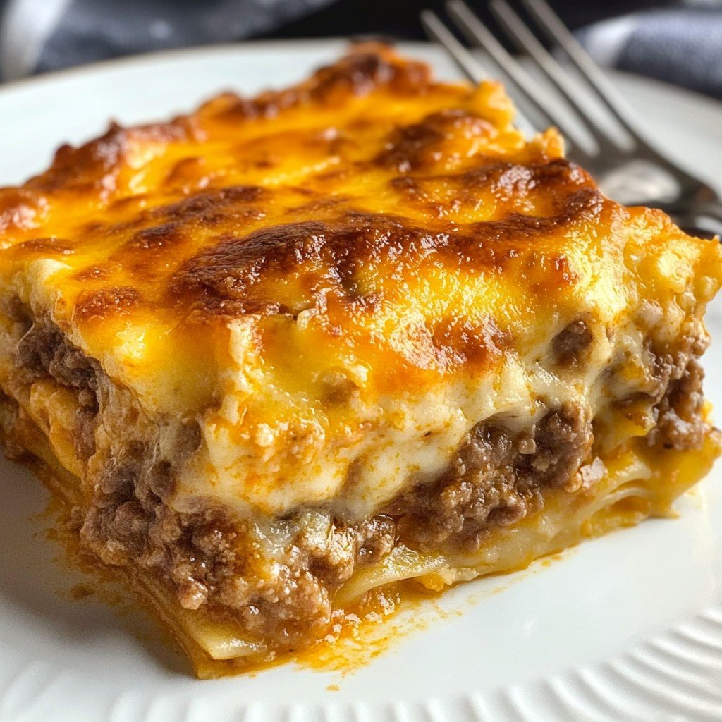 Keto Cheeseburger Casserole
