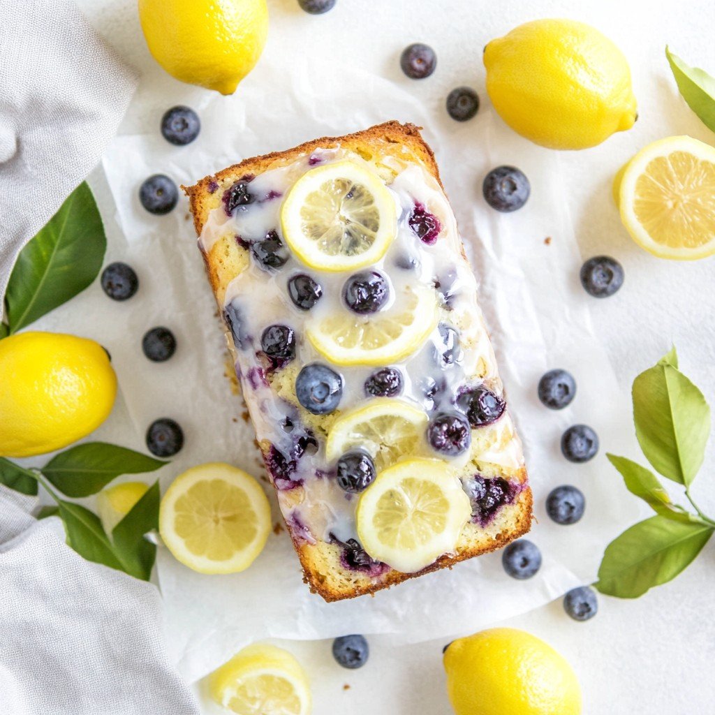 Lemon Blueberry Loaf Cake
