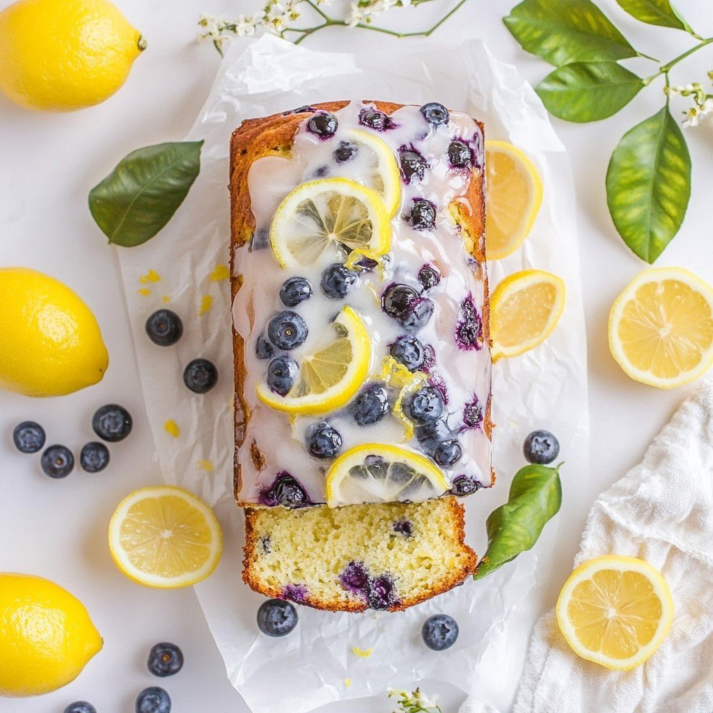 Lemon Blueberry Loaf Cake