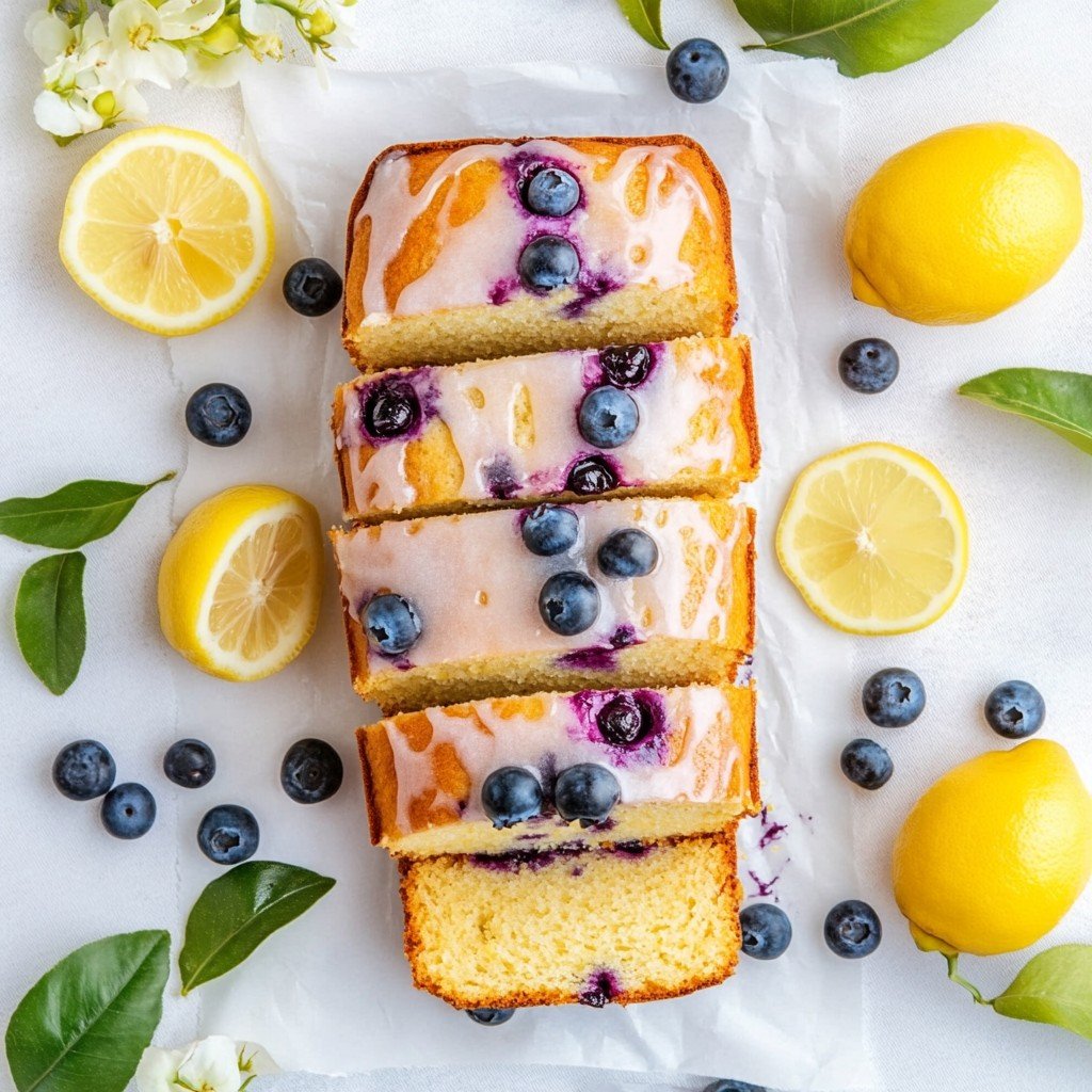 Lemon Blueberry Loaf Cake
