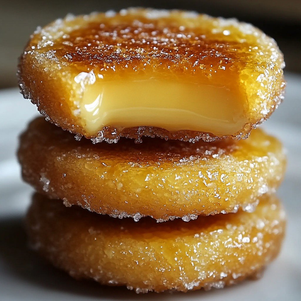 Lemon Creme Brulee Cookies