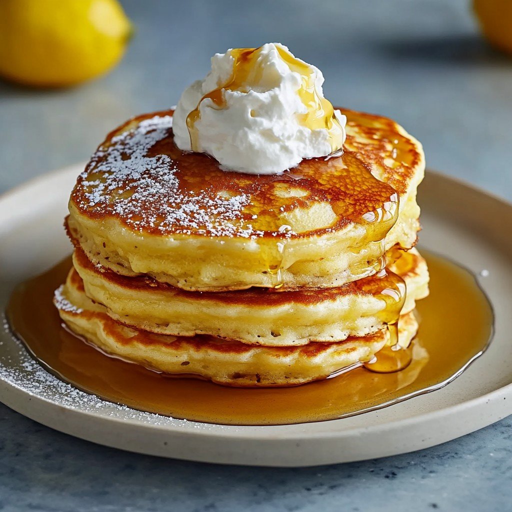 Lemon Ricotta Pancakes (Brunch)