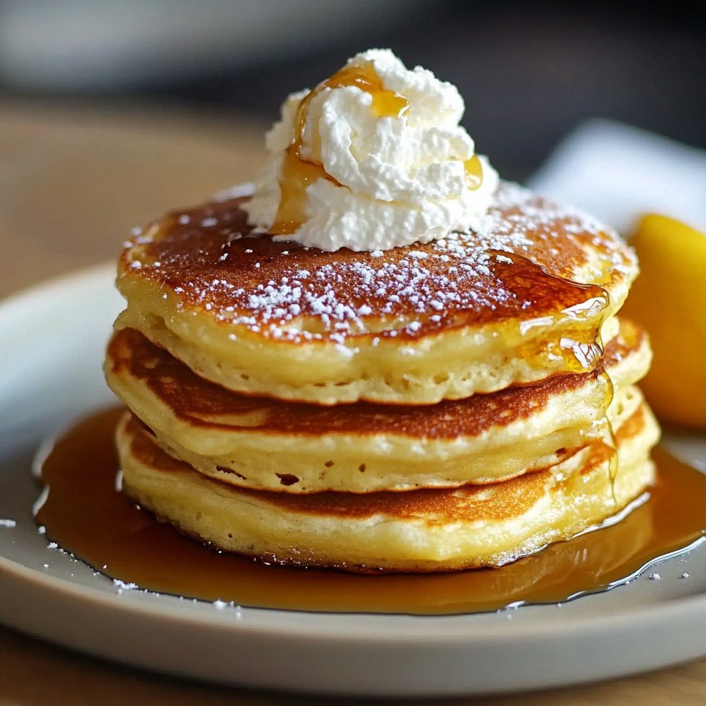 Lemon Ricotta Pancakes (Brunch)