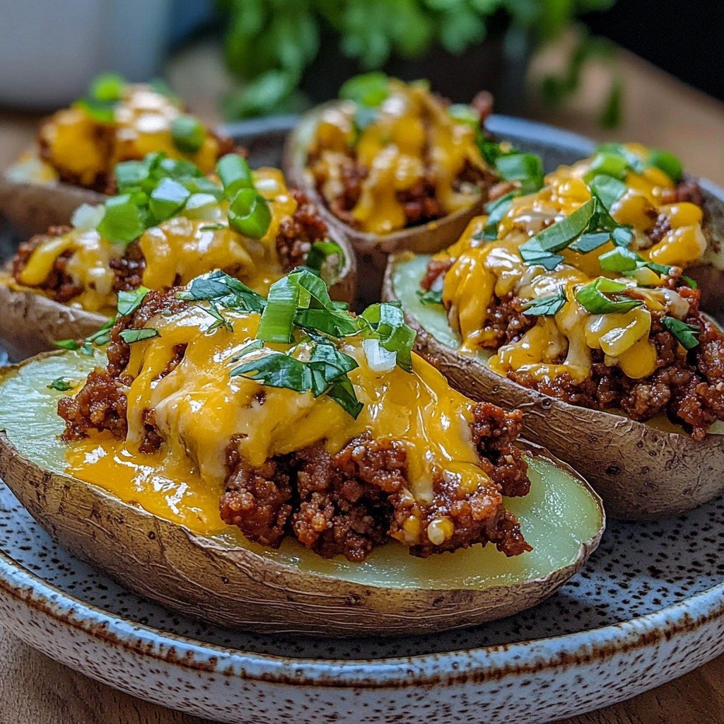 Loaded Potato Taco Bowls Baseball Snacks Idea