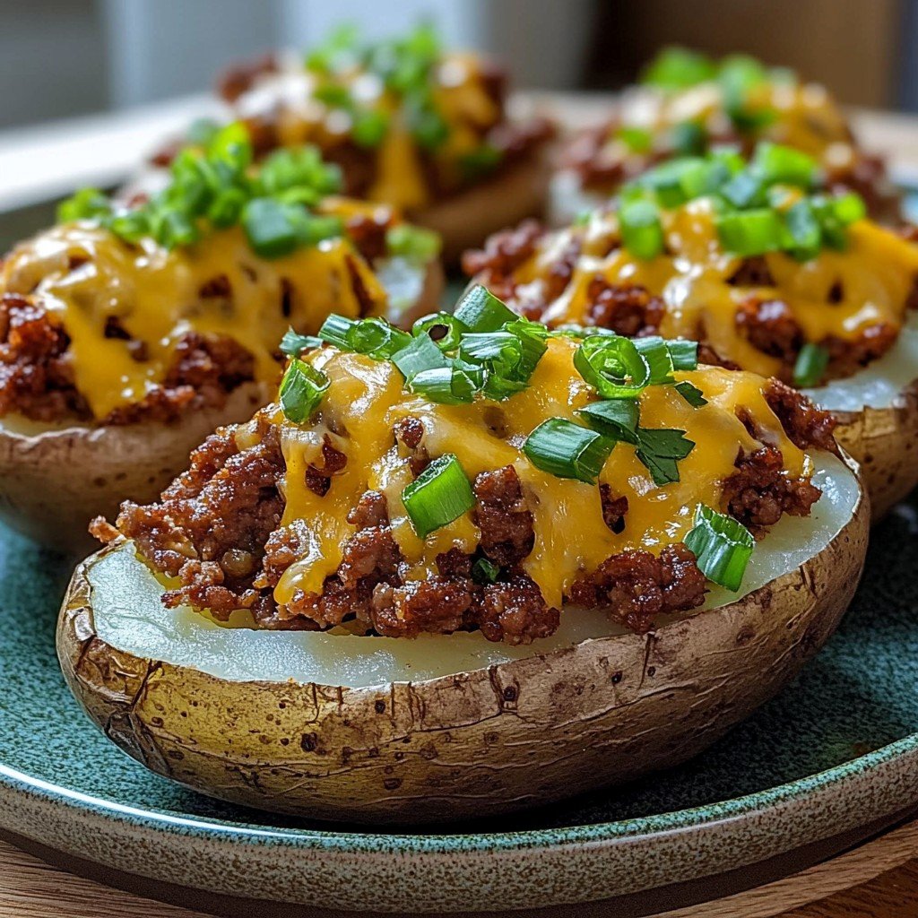 Loaded Potato Taco Bowls Baseball Snacks Idea